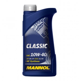 Масло моторное MANNOL CLASSIC 10W40 CH-4/SN п/синт.1л 7501 1100 MANNOL