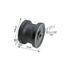 Подушка SCANIA КПП MANSONS 100.546 MANSONS