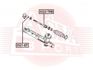 НАКОНЕЧНИК РУЛЕВОЙ MAZDA/FORD 0521EP 0521-EP ASVA