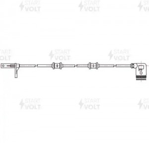 Датчик ABS для а/м Mercedes-Benz C W203 (00-)/CLK C209 (02-) задн. прав. (VS-ABS VSABS1506 START VOLT