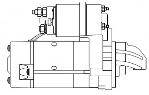 Стартер для а/м BMW X5 E53 (01-)/5 E60 (02-)/7 E65 (02-) 3.0D 2кВт (LSt 2633) LST 2633 START VOLT
