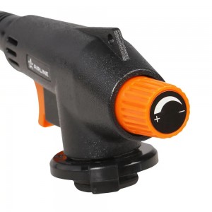 Горелка газовая с пьезоподжигом "AIRLINE" (под цанговый баллон, гибкое сопло D12 ADGT013 AIRLINE