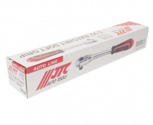 Ключ трещотка 1/2" 36 зубьев 257мм с резиновой рукояткой JTC JTC-3604B JTC TOOLS