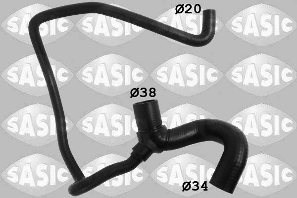 Шланг радиатора нижний OPEL ASTRA H 3406258 3406258 SASIC