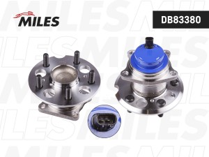 Ступица колеса задняя с подшипником с ABS TOYOTA RAV4 II 00-05 DB83380 DB83380 MILES