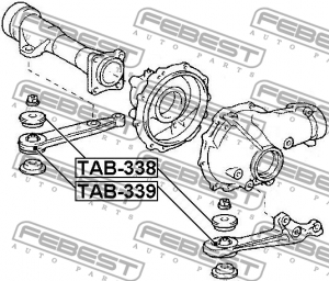 Опора дифференциала TAB-338 TAB-338 FEBEST