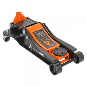 Домкрат подкатной 4т INDUSTRY двухпоршневой низкопрофильный (MIN - 112мм, MAX -  AJ4FI500 AIRLINE
