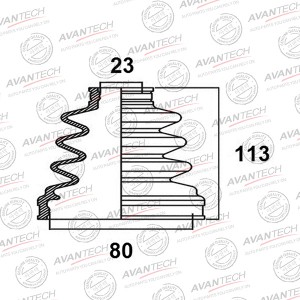 Пыльник привода Avantech BD0110 AVANTECH