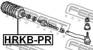 Пыльник рулевой рейки левый HRKB-PR FEBEST
