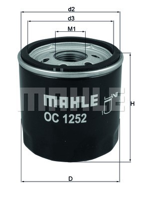 FORD TRANSIT (2006-2013) OC1252 MAHLE KNECHT