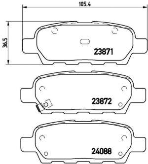 Колодки тормозные P56046 P56046 BREMBO