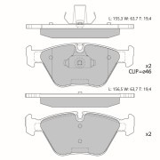 Колодки тормозные дисковые Avantech передние (противоскрипная пластина в компл.) AV102 AVANTECH