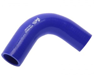 Патрубок МАЗ-4370 радиатора угловой нижний (L=155мм,d=40) силикон MEGAPOWER 13016067 MEGA POWER