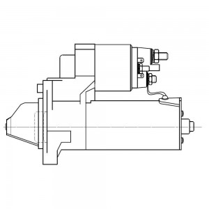 Стартер для а/м LDV Maxus (05-) 2.5D 2кВт (LSt 1623) LST 1623 START VOLT