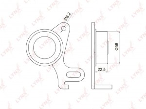 MITSUBISHI PAJERO/MONTERO/ HYUNDAI GALLOPER II (JK PB-1031 LYNXAUTO
