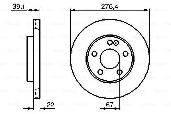 MERCEDES BENZ W169 /W245 0 986 479 186 BOSCH