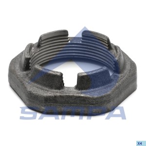 Гайка VOLVO FH12 ступицы задней (M52x2) SAMPA 080324 SAMPA