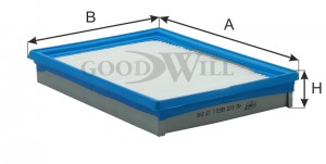 Фильтр воздушный AG610 AG 610 GOODWILL