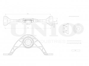 Опора карданного вала RMP-15181 UNIO