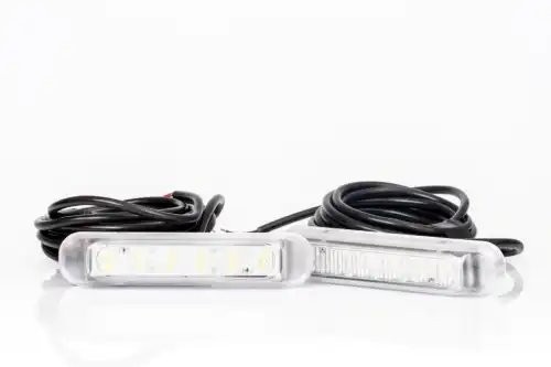 к-т дневных ходовых огней! LED, 132,7х35,4 с проводом 3,5м\ Universal FT300LED FRISTOM