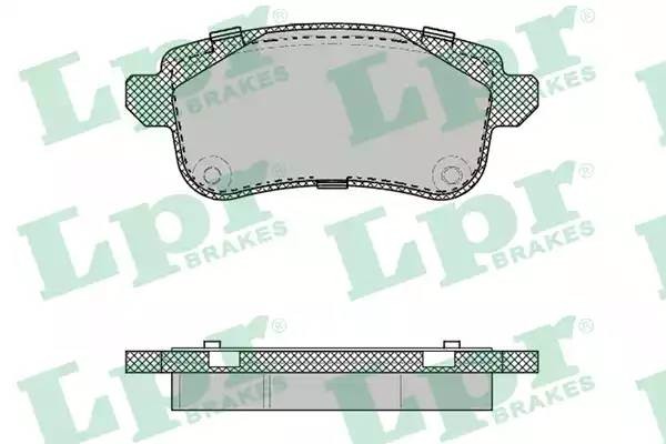 Колодки тормозные дисковые 05P2014 05P2014 LPR
