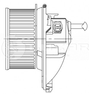 MB SPRINTER 01/95>/VW LT 96> без кондиционера LFH1580 LUZAR