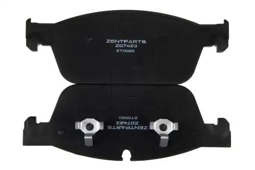 колодки дисковые передние! MB GL X166 3.0-4.5/2.2CDI 12> Z07423 ZENTPARTS