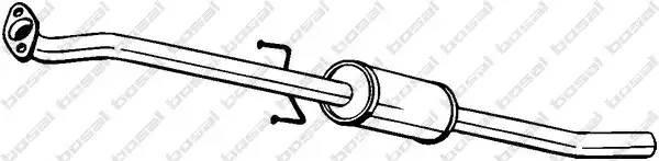 Глушитель KIA Ceed (09-) средняя часть BOSAL 282-903 BOSAL