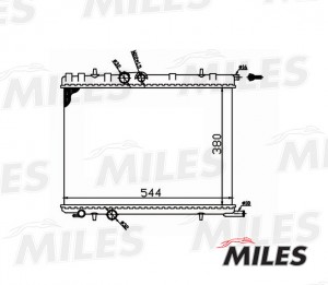 Радиатор (механическая сборка) PSA BERLINGO MF/ C4 / 206 / 307 / PARTNER 1.1-1.6 ACRM010 MILES