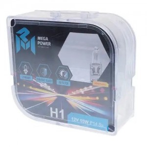 Лампа 12V H1 55W P14.5s бокс (2шт.) Standart MEGAPOWER 37033004 MEGA POWER
