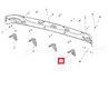 Кронштейн SHACMAN SHAANXI X5000 козырька солнцезащитного правый OE DZ14251880064 SHACMAN SHAANXI