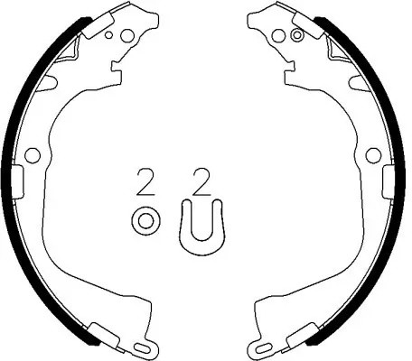 Колодки тормозные барабанные VW AMAROK 10- BS33001 BS33001 SB NAGAMOCHI