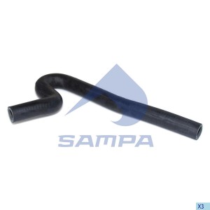 Патрубок отопителя 021141 SAMPA