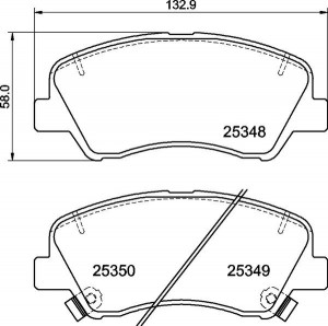 Колодки тормозные P30122 P30122 BREMBO