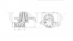 Ролик с натяжителем приводного ремня TNS-10056 UNIO