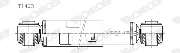 амортизатор оси O/O 410-605 T1403 MONROE