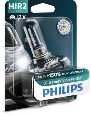 Лампа 12V HIR2 55W PX22d +150% блистер (1шт.) X-Treme Vision Pro 150 PHILIPS 9012XVPB1 PHILIPS