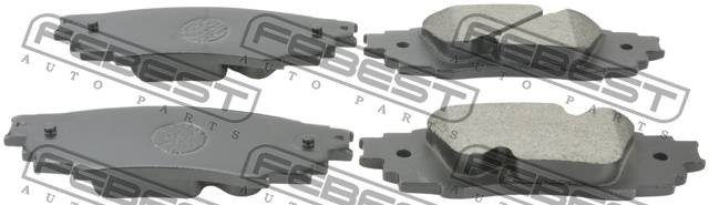 колодки торм. дисковые задние!\ Toyota Camry 16>, Lexus RX IV 15> 0101-GYL25R FEBEST