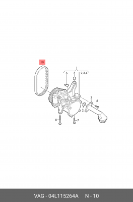 OCTAVIA (A7) (2013>) BIO 04L 115 264 A VAG