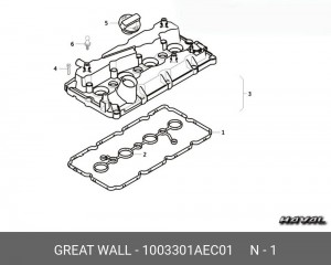Прокладка клапанной крышки 1003301AEC01 1003301AEC01 GREAT WALL