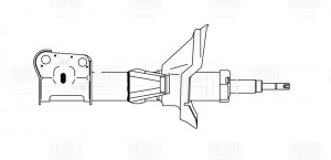 Амортизатор для а/м Honda CR-V (01-) (стойка) пер. лев. (AG 23159) AG23159 TRIALLI