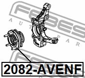 СТУПИЦА ПЕРЕДНЯЯ подходит для CHRYSLER SEBRING II 2006-2010 2082-AVENF 2082-AVENF FEBEST