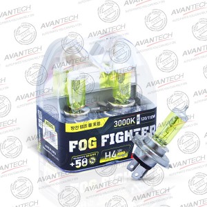 Лампа высокотемпературная Avantech H4 12V 60/55W (120/110W) 3000K, комплект 2 шт AB3004 AVANTECH