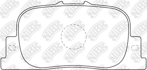 Колодки тормозные TOYOTA Camry (2.2/3.0 24V/3.0V6),Corolla (01-01) (1.8VVTi) зад PN1431 NIBK
