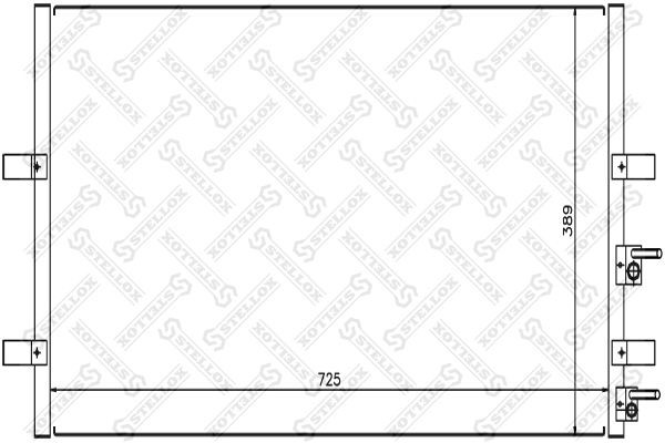 радиатор кондиционера!\ Ford Transit 2.2TDCi/2.4TDCi 06> 10-45563-SX STELLOX
