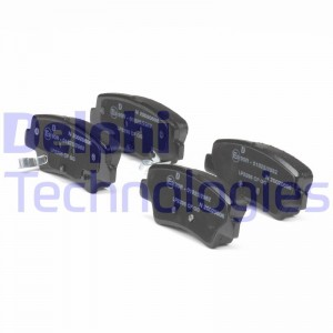 Колодки задние дисковые HYUNDAI/KIA SOLARIS (HCR), CEED (CD) LP2295 LP2295 DELPHI