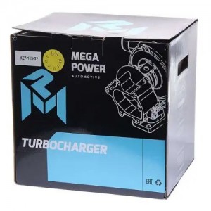 Турбокомпрессор КАМАЗ дв.ЕВРО-1 левый (аналог ТКР7С-9,К27(2075553001)) (4/6 шп.) 110-14-023 MEGA POWER