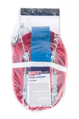 ремень стяжной! 12м 5т c храповиком и крюками BRX0020015 BRIX