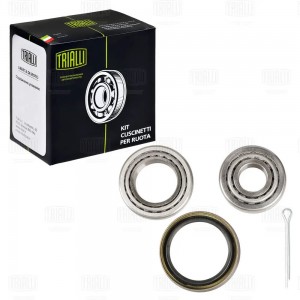 Подшипник ступицы Audi A4 (94-) задн. (кмпл:подш.2шт/сальн./шплинт/крыш.гайк.) ( CS1897 TRIALLI