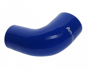 Патрубок ГАЗ-33088,33098,ГАЗон Next дв.ЯМЗ интеркуллера угловой синий силикон (d 13016197 MEGA POWER
